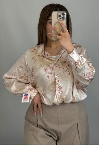 شومیز ساتن رگلان